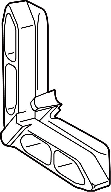 Prime-Line Tan Plastic 7/16 in. W X 3/4 in. L Screen Frame Corner
