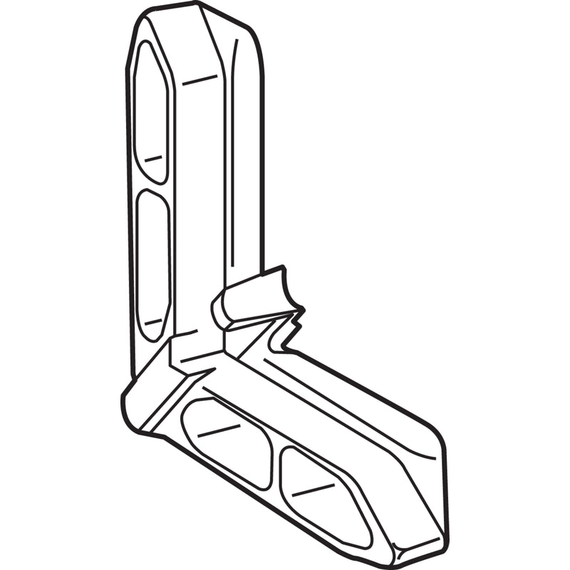 Prime-Line Cream Plastic 3/4 in. W X 3/4 in. L Screen Frame Corner