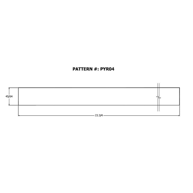 Alexandria Moulding 23-3/4 in. W X 23-3/4 in. L X 3/4 in. Tabletop