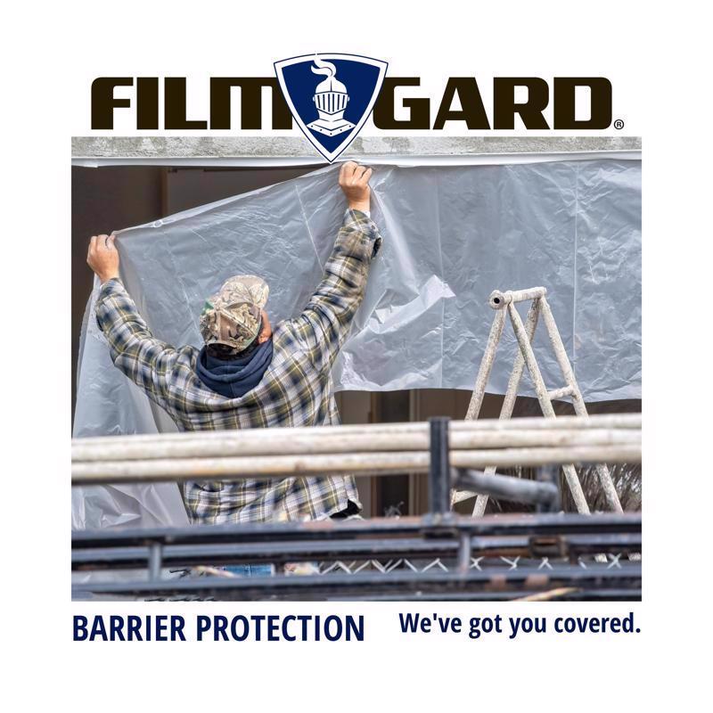 Film-Gard Plastic Sheeting 6 mil X 8 ft. W X 100 ft. L Polyethylene Clear