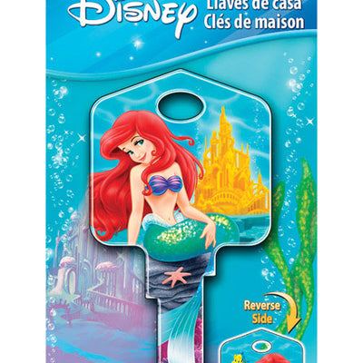 HILLMAN Disney Ariel and Friends House Key Blank 66/97 KW1/KW10 Double For Kwikset and Titan Locks