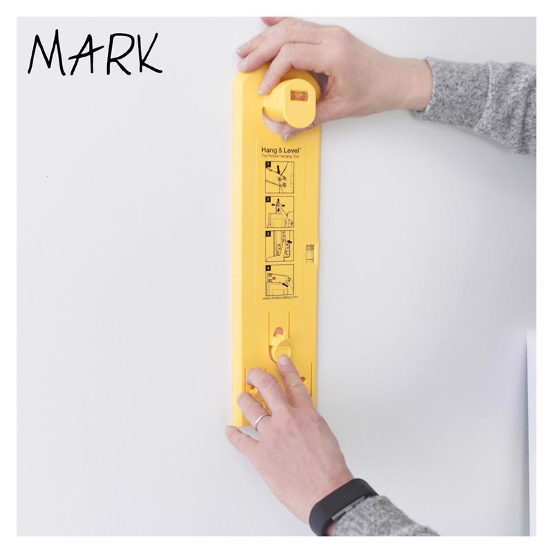 Under The Roof Decorating Hang and Level Yellow Assorted Picture Hanger 10 lb 1 each