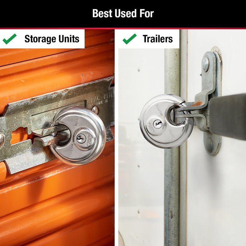 Master Lock 2-3/4 in. H X 2-3/4 in. W Stainless Steel 4-Pin Cylinder Shrouded Padlock