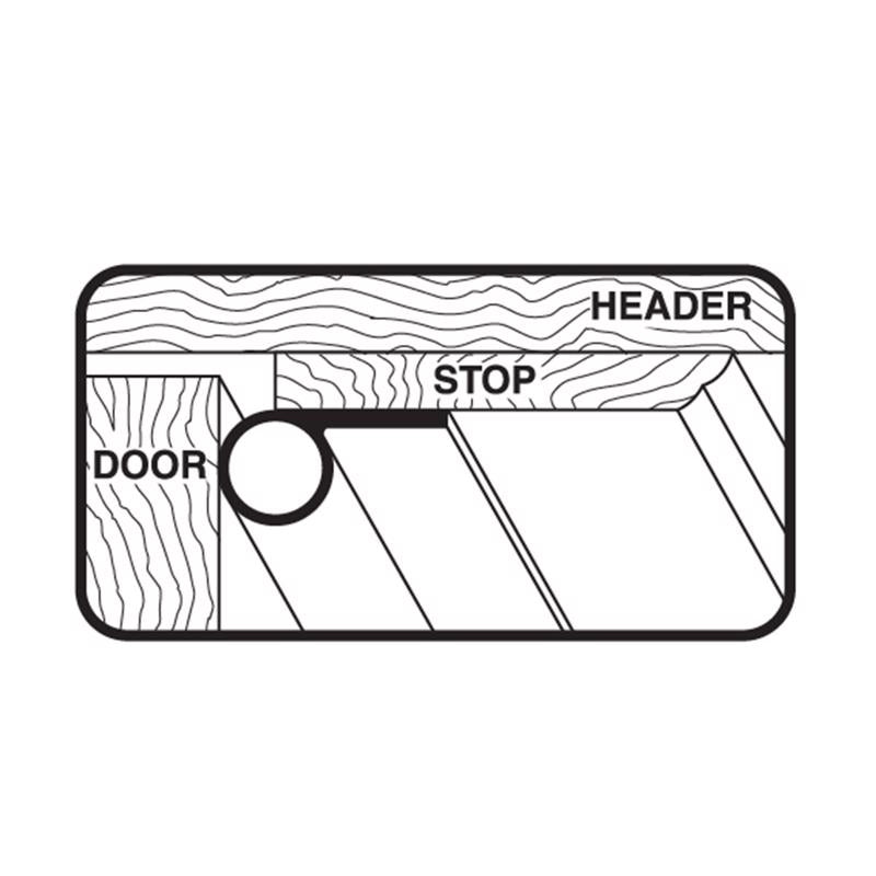 M-D Building Products Brown Vinyl Weatherseal For Doors and Windows 204 in. L X 0.25 in.
