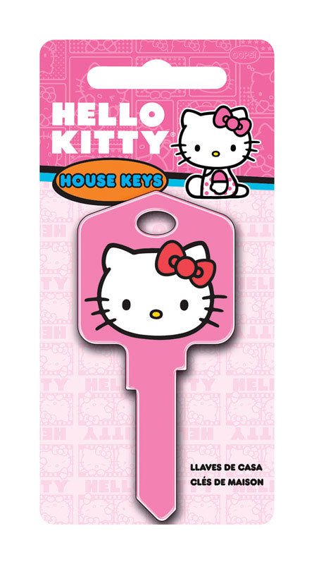HILLMAN Hello Kitty House Key Blank 66/97 KW1/KW10 Single For Kwikset and Titan Locks