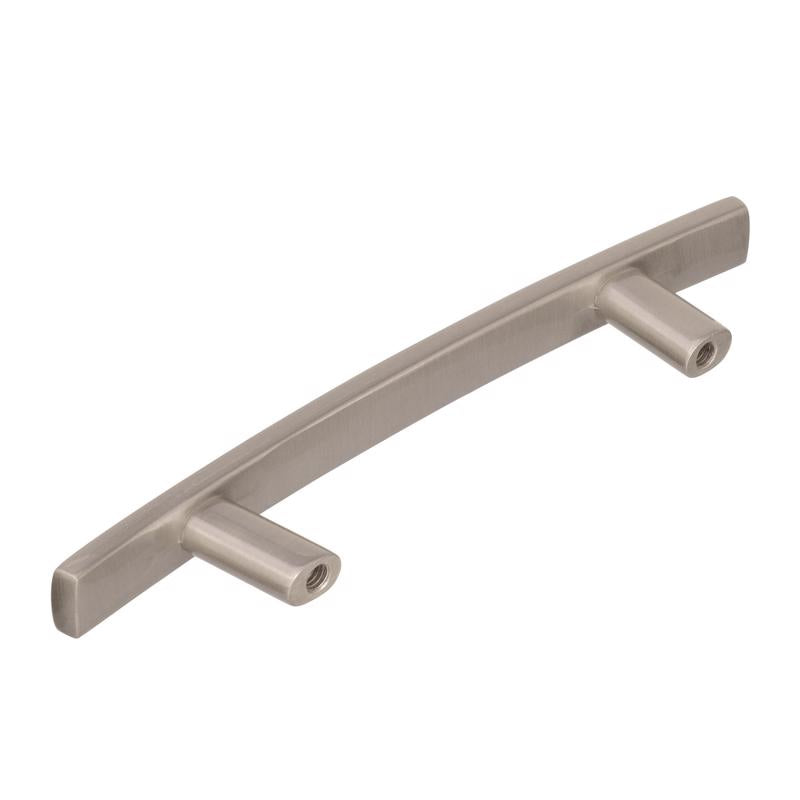 Amerock Cyprus Contemporary Arch Cabinet Pull 3 in. Satin Nickel Silver