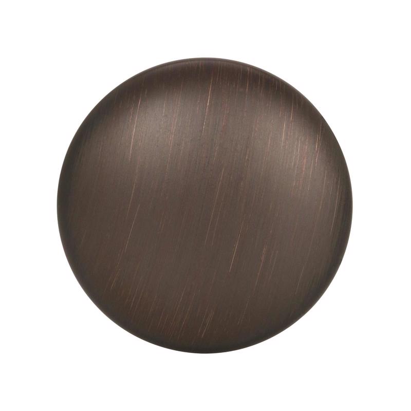 Amerock Allison Round Cabinet Knob 1-1/4 in. D 1-1/8 in. Oil Rubbed Bronze
