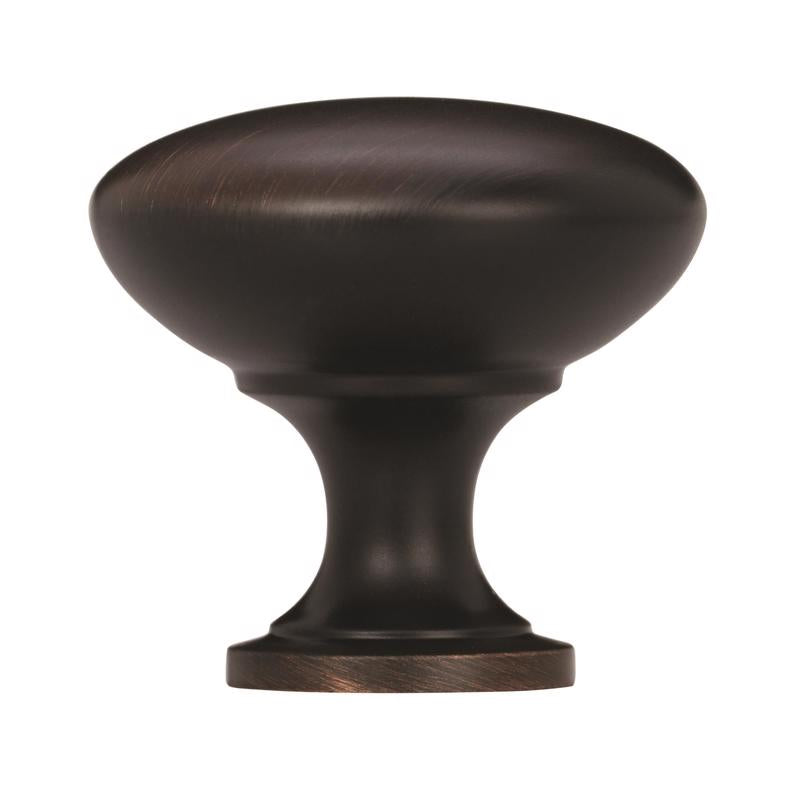Amerock Allison Round Cabinet Knob 1-1/4 in. D 1-1/8 in. Oil Rubbed Bronze