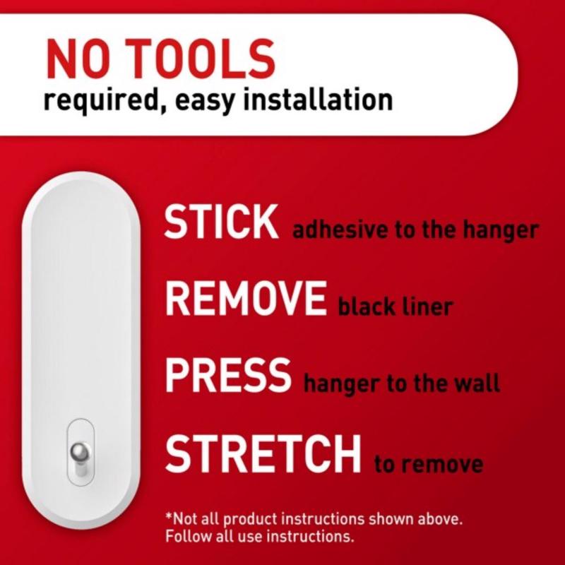 3M Command Large Plastic Wire Hooks 4.14 in. L