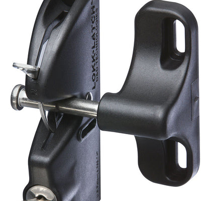 National Hardware 3.5 in. H X 4.5 in. W X 4.56 in. L Polymer/Stainless Steel Automatic Gate Latch