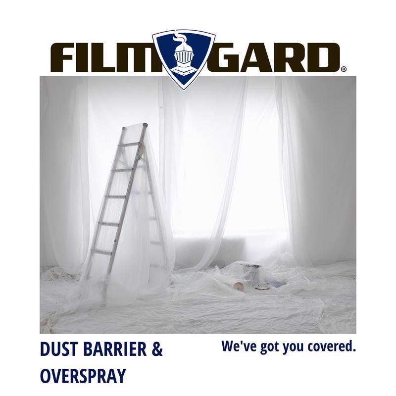 Film-Gard Plastic Sheeting 4 mil X 10 ft. W X 50 ft. L Polyethylene Clear