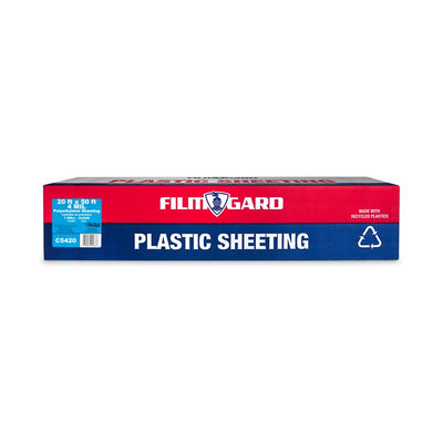 Film-Gard Plastic Sheeting 4 mil X 20 ft. W X 50 ft. L Polyethylene Clear