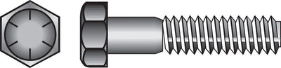HILLMAN 1/2 in. D X 1-1/2 in. L Heat Treated Steel Hex Head Cap Screw 50 pk