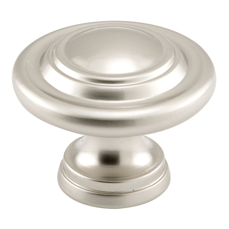Prime-Line 1-11/16 in. D X 1.69 in. L Satin Silver Metal Bi-Fold Door Knob