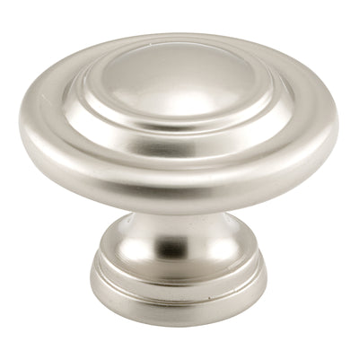 Prime-Line 1-11/16 in. D X 1.69 in. L Satin Silver Metal Bi-Fold Door Knob
