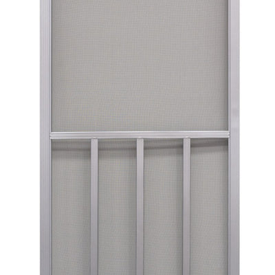 Precision 79-3/4 in. H X 35-1/4 in. W Promo Gray Steel Screen Door