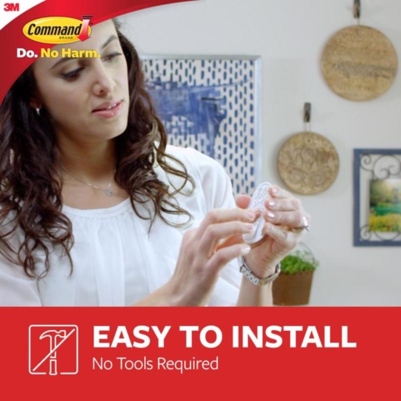 3M Command Medium Plastic Bath Hook 3.125 in. L 2 pk