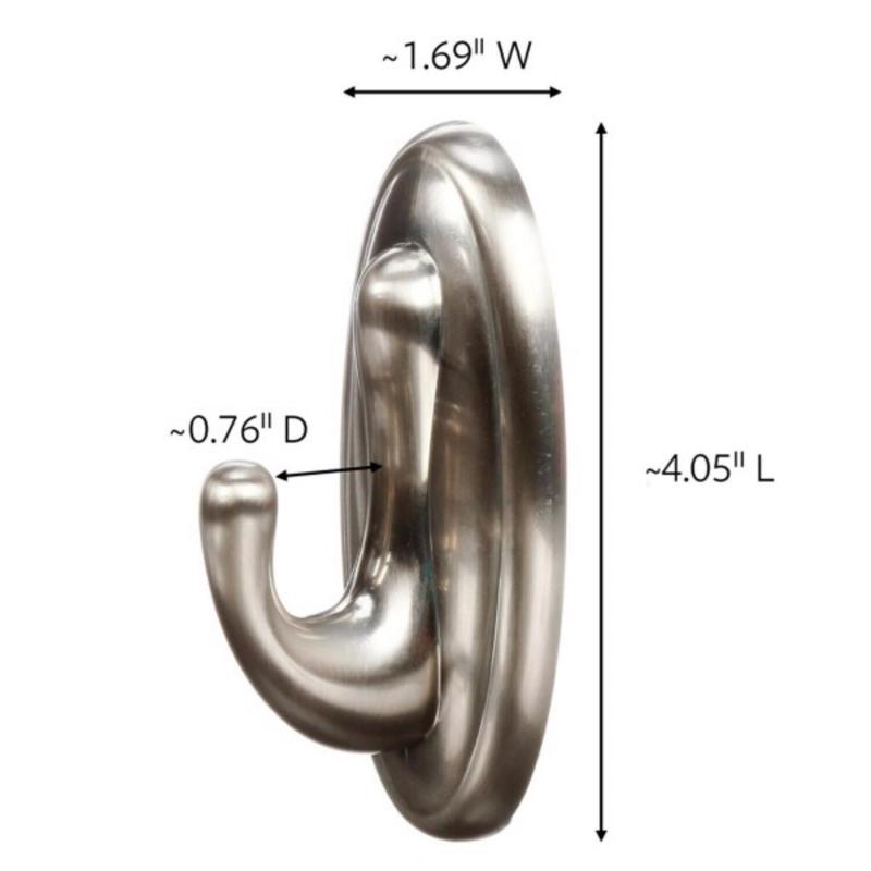 3M Command Large Plastic Designer Hooks 4.06 in. L