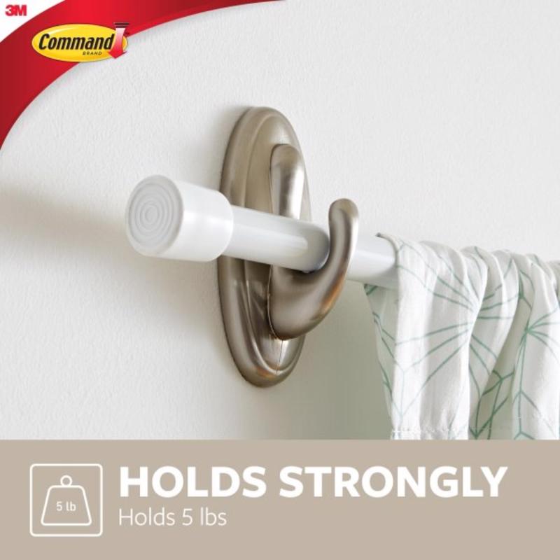 3M Command Large Plastic Designer Hooks 4.06 in. L