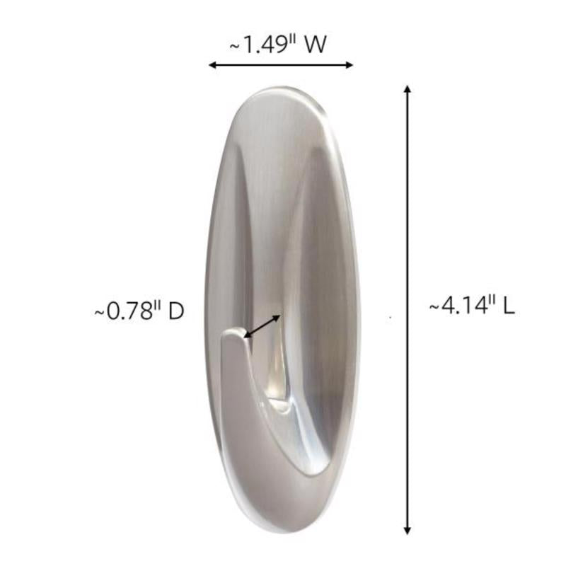 3M Command Large Metal Designer Hooks 4.125 in. L