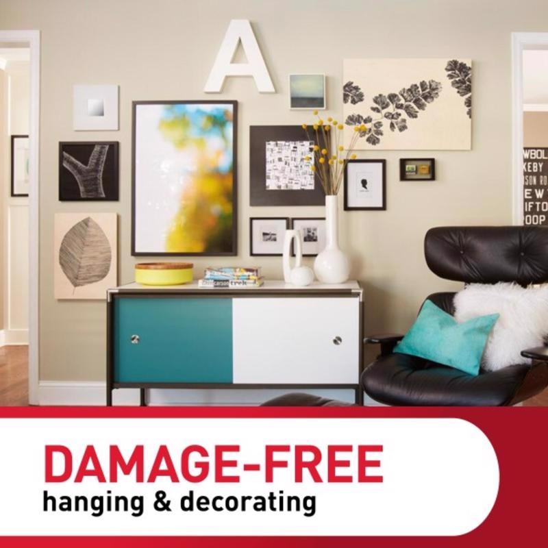 3M Command White Large Picture Hanging Strips 15 lb 4 pair