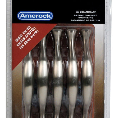Amerock Allison Traditional Arch Cabinet Pull 3 in. Satin Nickel Silver 10 pk