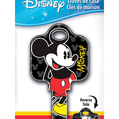 HILLMAN Disney Mickey Mouse - Signature House Key Blank 68 SC1 Single For Schlage Locks