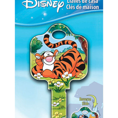HILLMAN Disney Tigger House Key Blank 68 SC1 Single For Schlage Locks