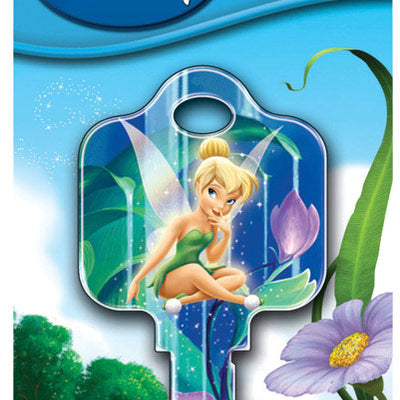 HILLMAN Disney Fairy House Key Blank 66/97 KW1/KW10 Single For Kwikset and Titan Locks