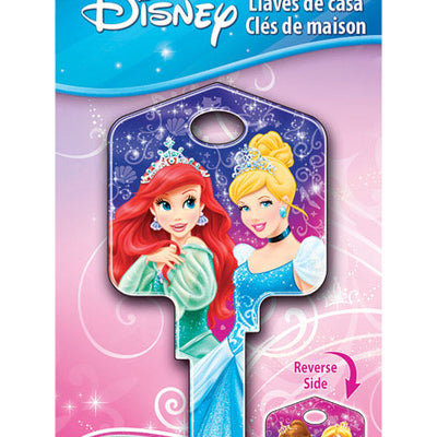 HILLMAN Disney Princesses House Key Blank 66/97 KW1/KW10 Single For Kwikset and Titan Locks