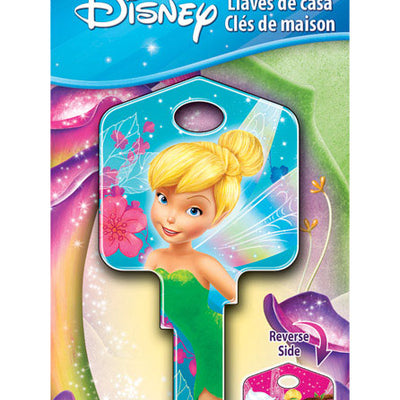 HILLMAN Disney Fairy House Key Blank 66/97 Single For Kwikset and Titan Locks Multicolored