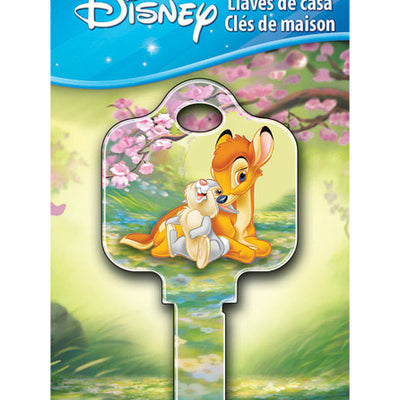 HILLMAN Disney Bambi and Thumper House Key Blank 68 SC1 Single For Schlage Locks