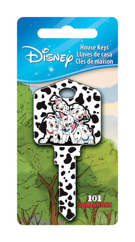 HILLMAN Disney 101 Dalmatians House Key Blank 66/97 KW1/KW10 Single For Kwikset and Titan Locks