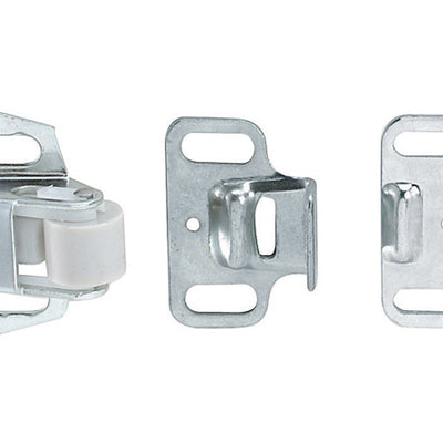 Amerock 0.625 in. H X 1-1/8 in. W X 1-1/2 in. D Zinc Steel Roller Catch