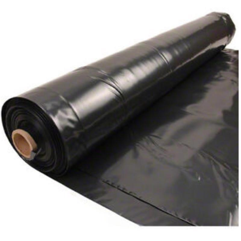 Film-Gard Plastic Sheeting 4 mil X 10 ft. W X 50 ft. L Polyethylene Black