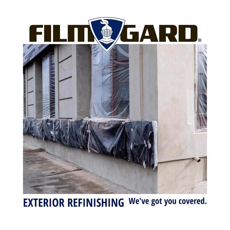 Film-Gard Plastic Sheeting 4 mil X 10 ft. W X 50 ft. L Polyethylene Black