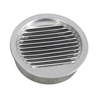 Air Vent 3 in. W X 3 in. L Mill Silver Aluminum Mini Louver