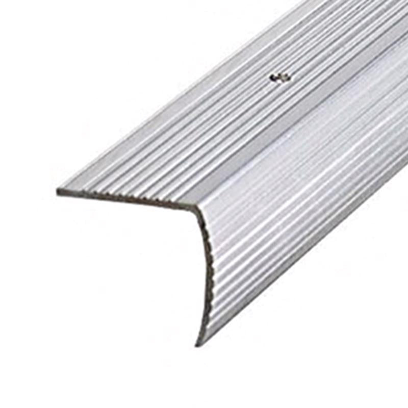 M-D Building Products 1.125 in. H X 1.125 in. W X 36 in. L Prefinished Silver Aluminum Stair Edge