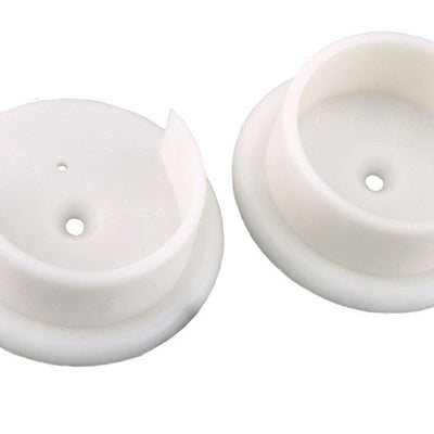 Knape & Vogt Pro 1-3/8 in. L X 1-3/8 in. D Powder Coated Plastic Rod Socket