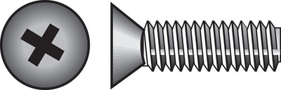HILLMAN No. 6-32 Ga. X 1-1/2 in. L Phillips Flat Head Stainless Steel Machine Screws 100 pk