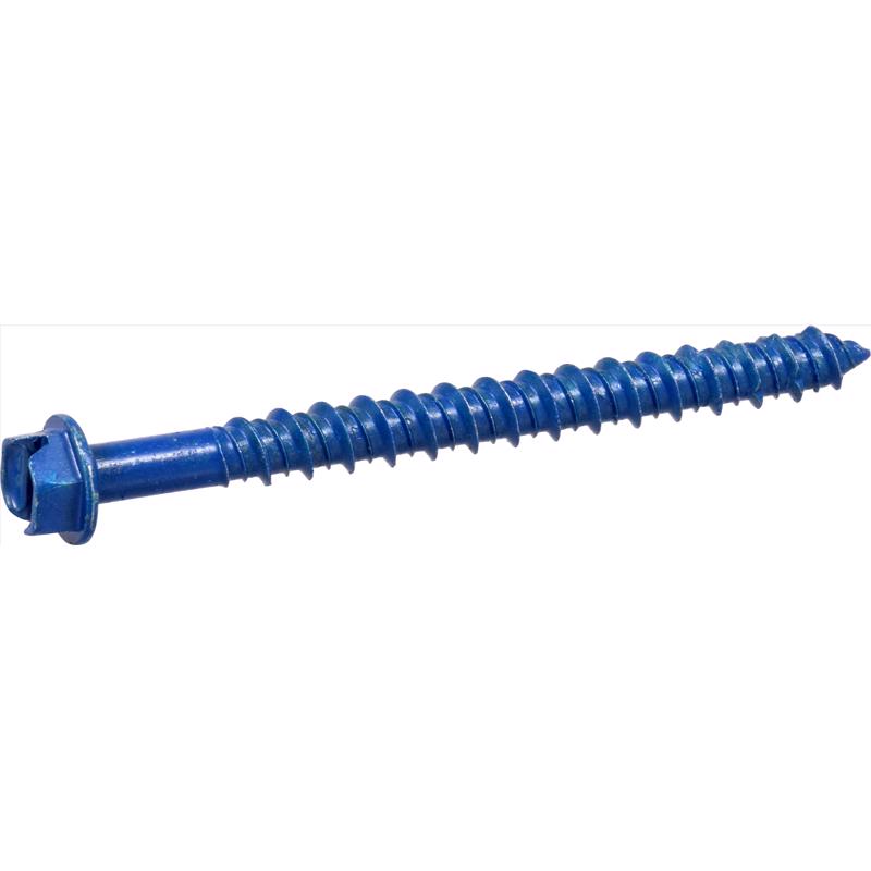 HILLMAN Tapper 1/4 in. D X 2.75 in. L Carbon Steel Hex Head Concrete Screw Anchor 100 pk