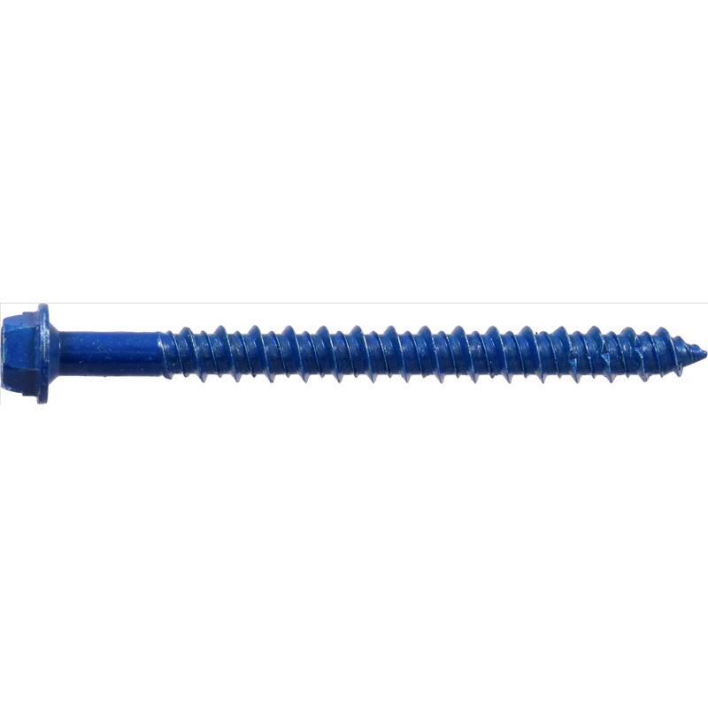 HILLMAN Tapper 1/4 in. D X 2.75 in. L Carbon Steel Hex Head Concrete Screw Anchor 100 pk
