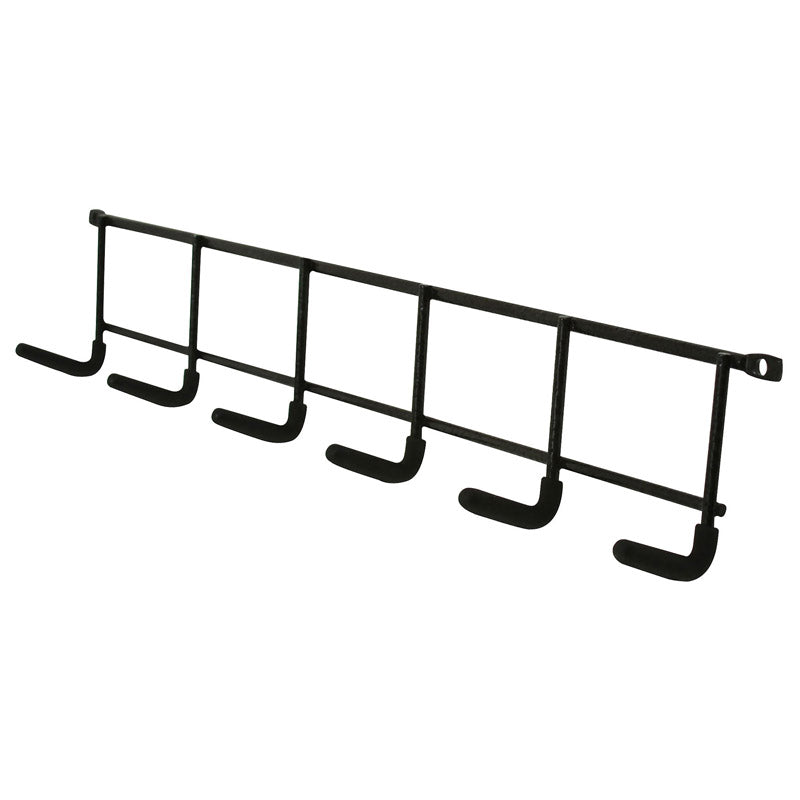 Crawford 16.5 in. L Zinc-Plated Black Steel Household Hanger Holder 15 lb. cap.