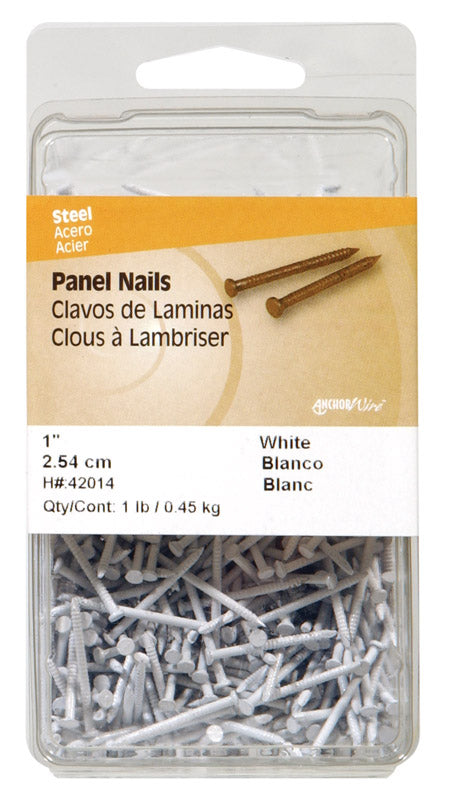 HILLMAN 1-5/8 in. Panel Carbon Steel Nail Flat Head