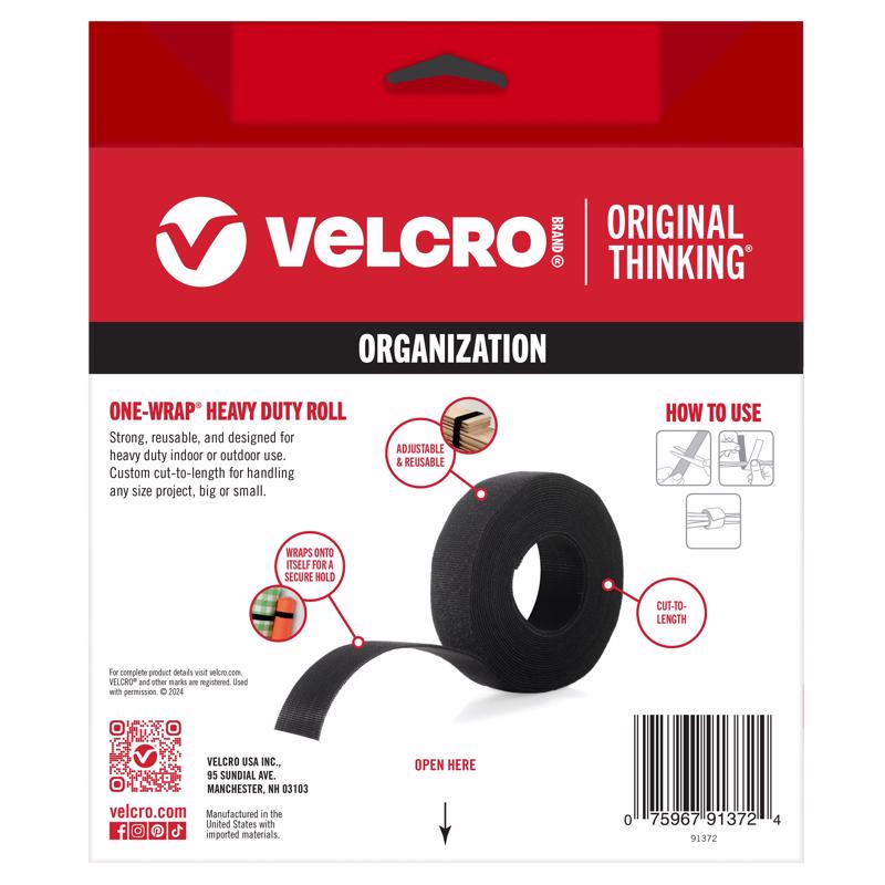 VELCRO Brand ONE-WRAP Extra Large Nylon Strap 360 in. L
