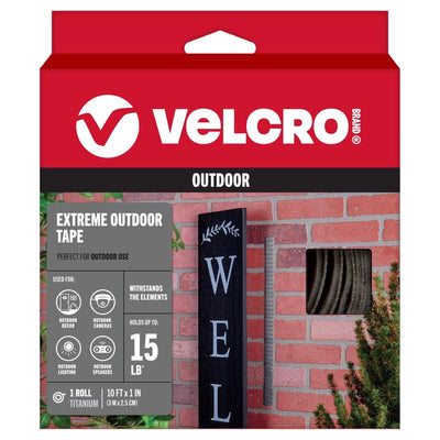 VELCRO Brand Extreme Outdoor Small Nylon Hook and Loop Fastener 120 in. L