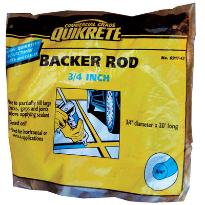 Quikrete Gray Foam Joint Barrier Foam 3/4" x 20 ft.