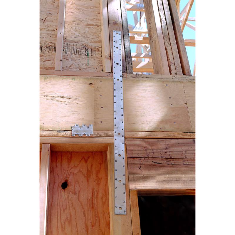 Simpson Strong-Tie 4.3 in. H X 0.1 in. W X 3 in. L Galvanized Steel Tie Plate
