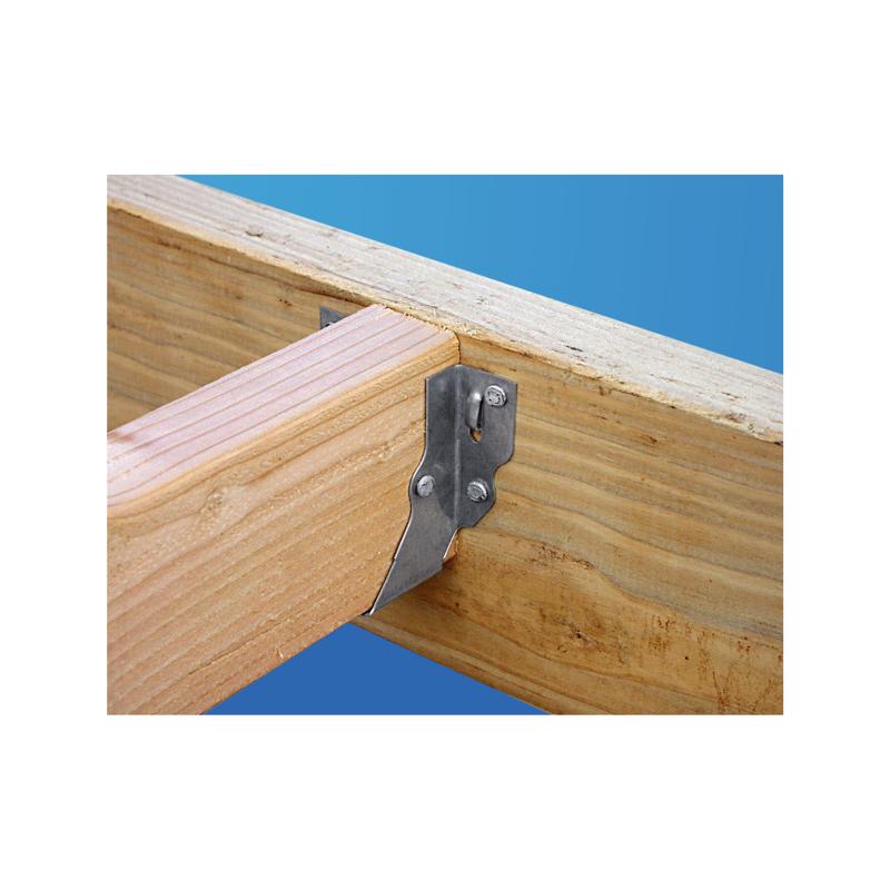 Simpson Strong-Tie 2 in. H X 3.31 in. W 20 Ga. Galvanized Steel Joist Hanger