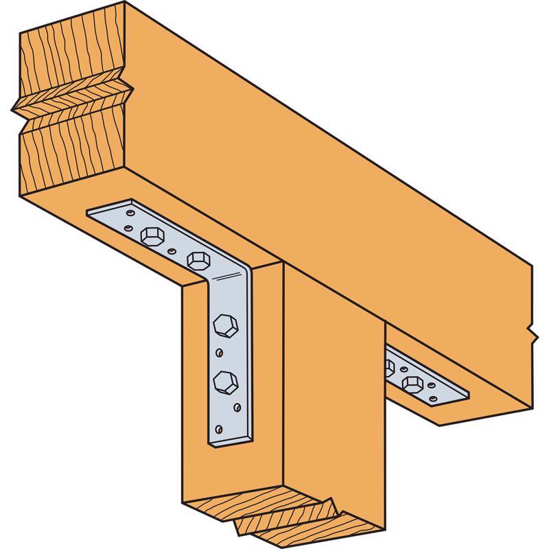 Simpson Strong-Tie 5.9 in. W X 1.5 in. L Galvanized Steel Angle